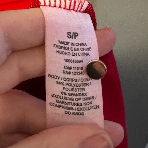 Dynamite - gorgeous red fitted dress with unique top. Perfect for parties/events - Picture 4 of 8